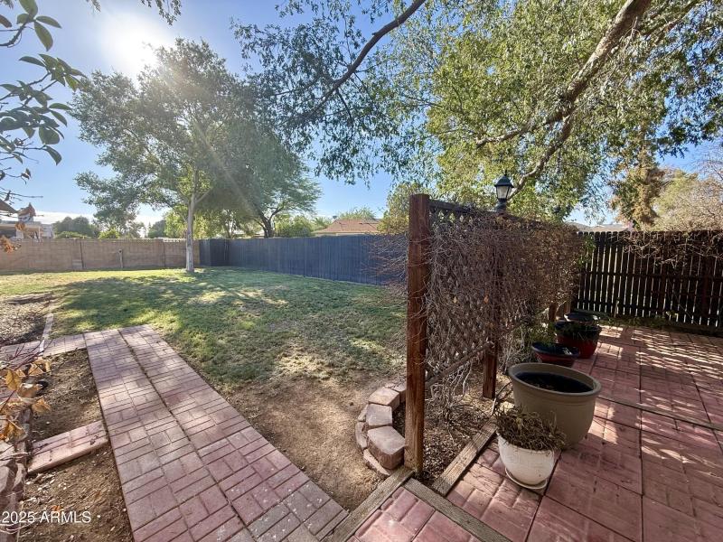 Courtyard to backyard