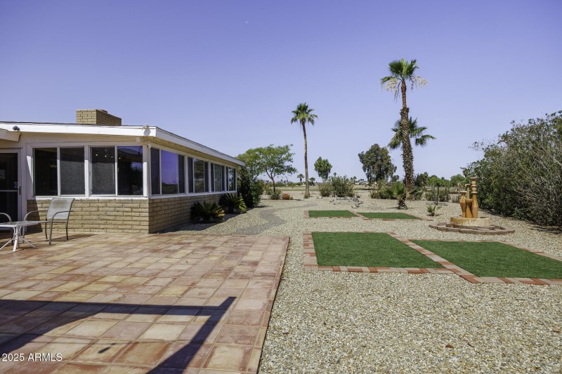 Back Yard to West