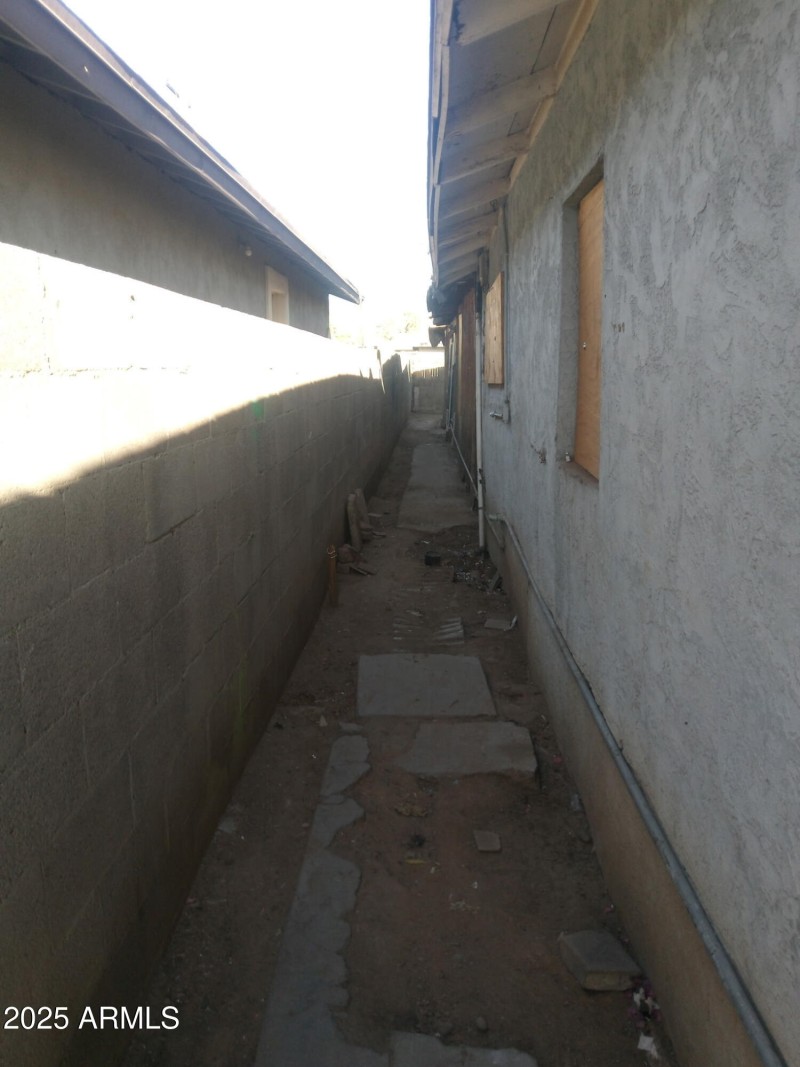 Side of house