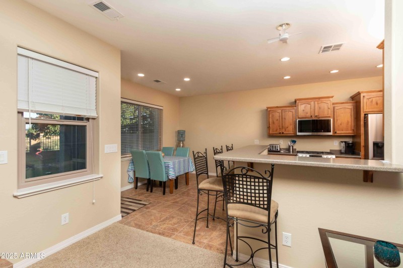 Living Room into Dining Area
