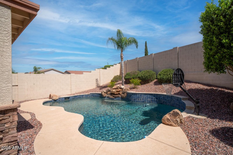 Pool With Fence