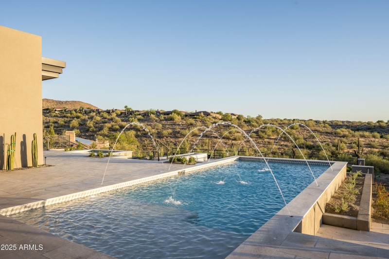 Pool with Water Feature