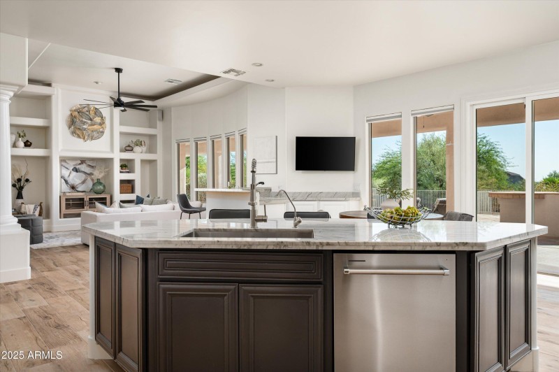 Kitchen Island view