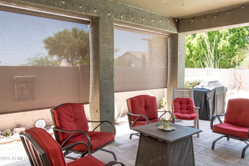 SUN SHADES ON PATIO