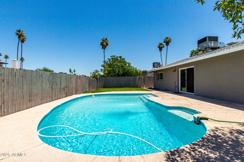 Huge sparkling pool