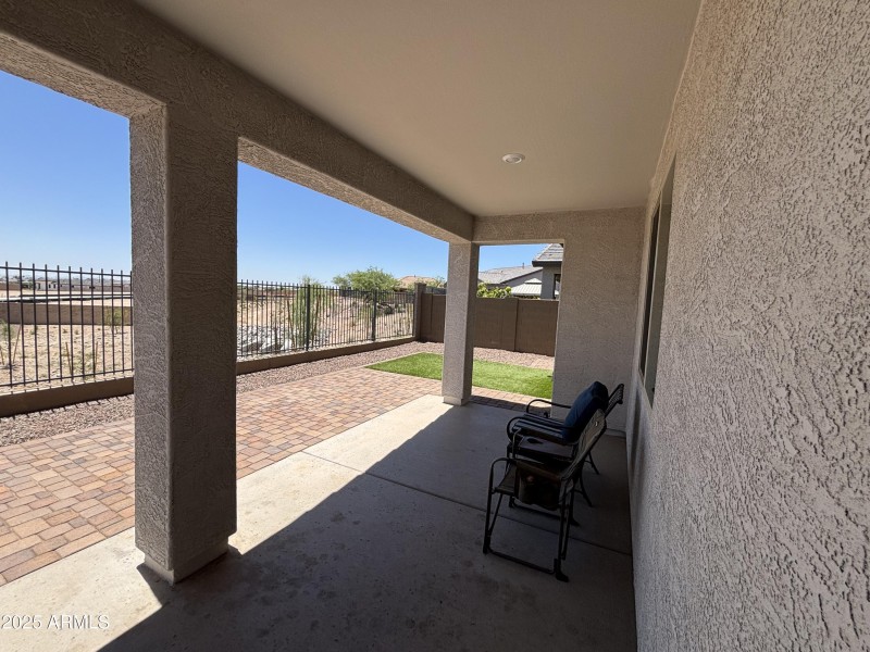 Back patio