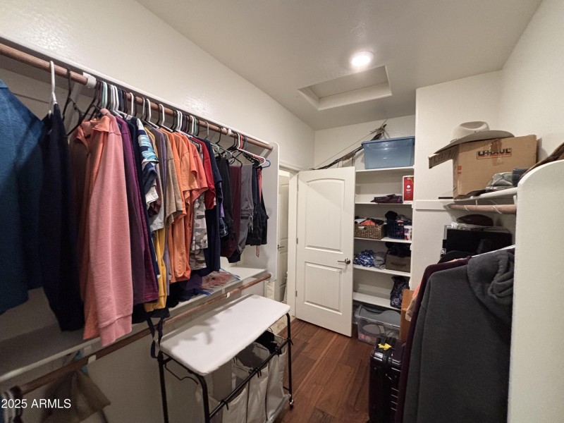 Primary closet