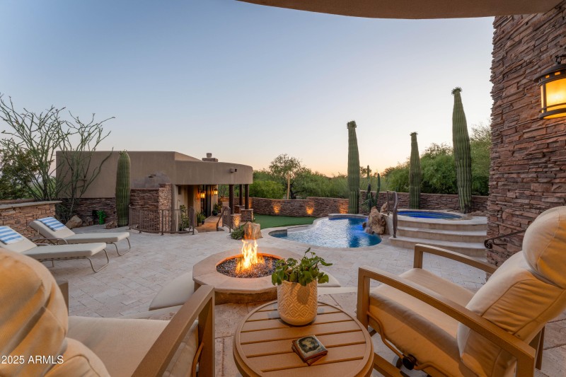 Sunset patio