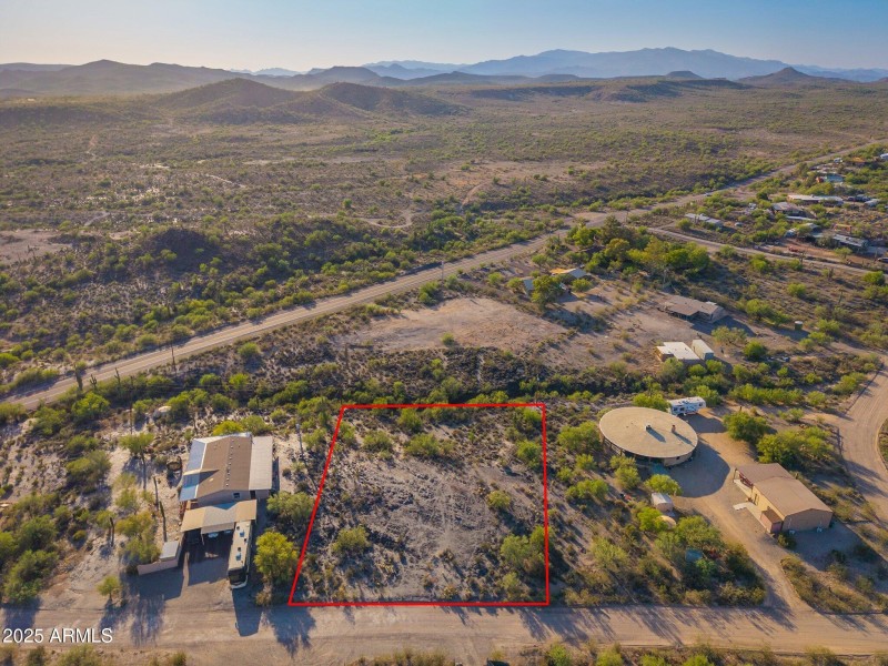 Front of Lot on Buckskin Trail