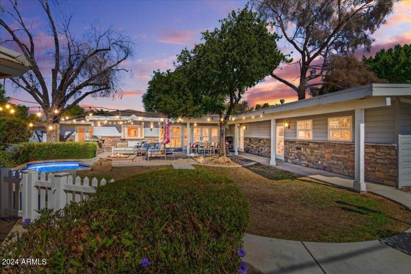 72-Back of home twilight