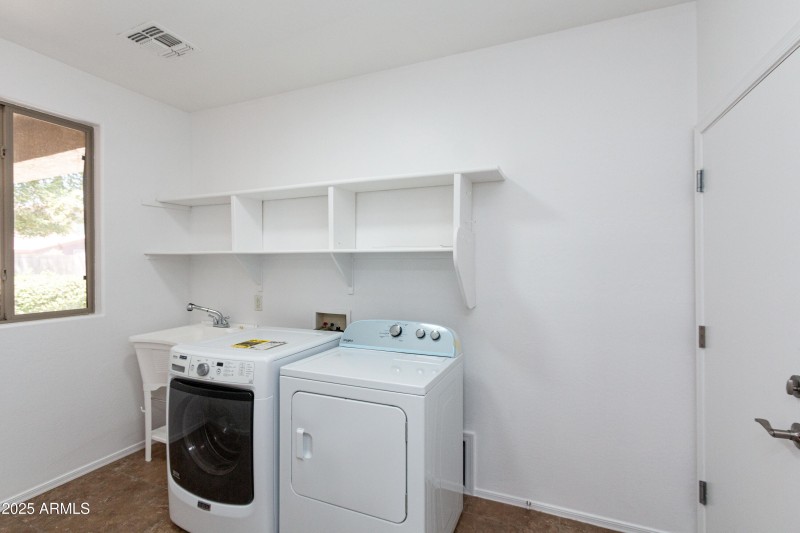 huge laundry room