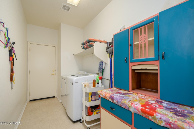 Laundry W/Exit to Garage