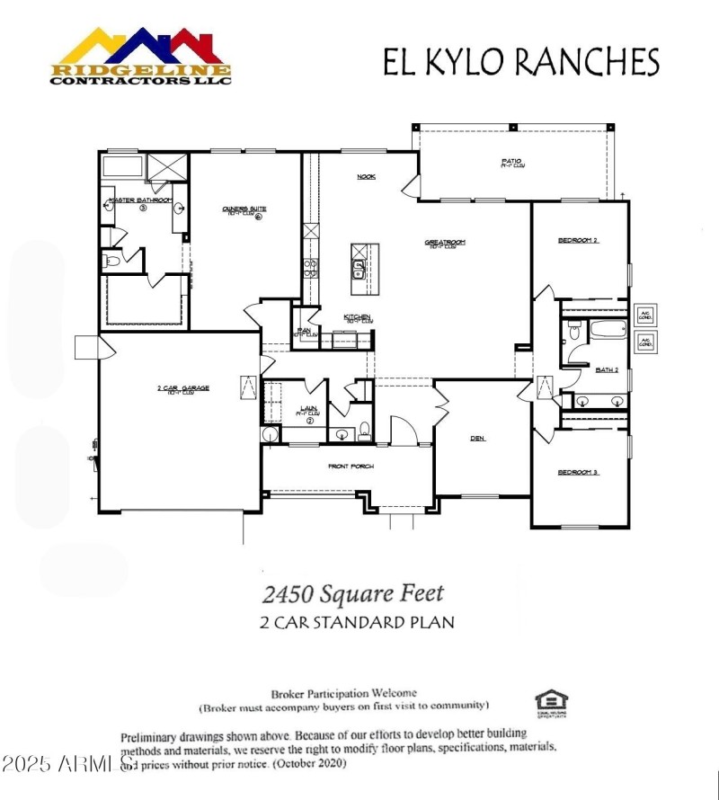 2450 sqft - 2 Car