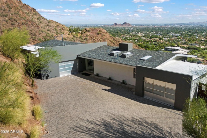 Front of House and Driveway