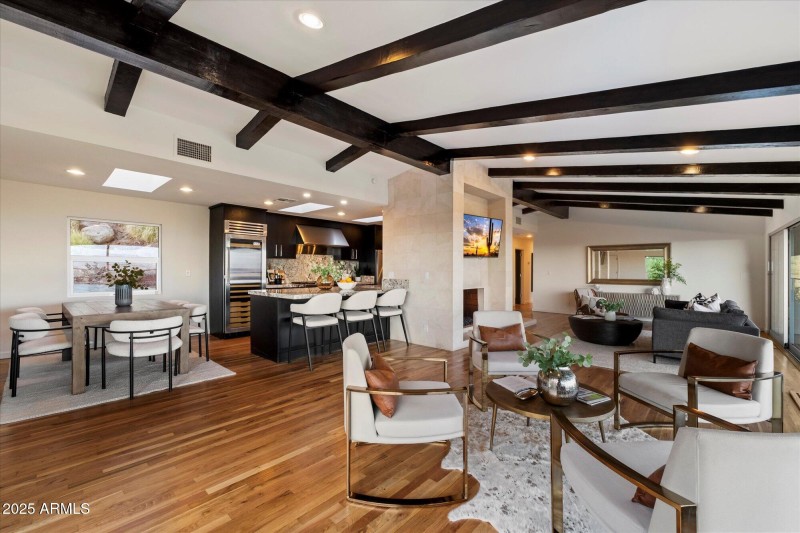 Great Room, Dining, Kitchen Areas