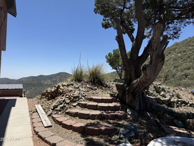 Walkway to solar panels