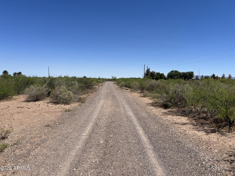 Driveway into house