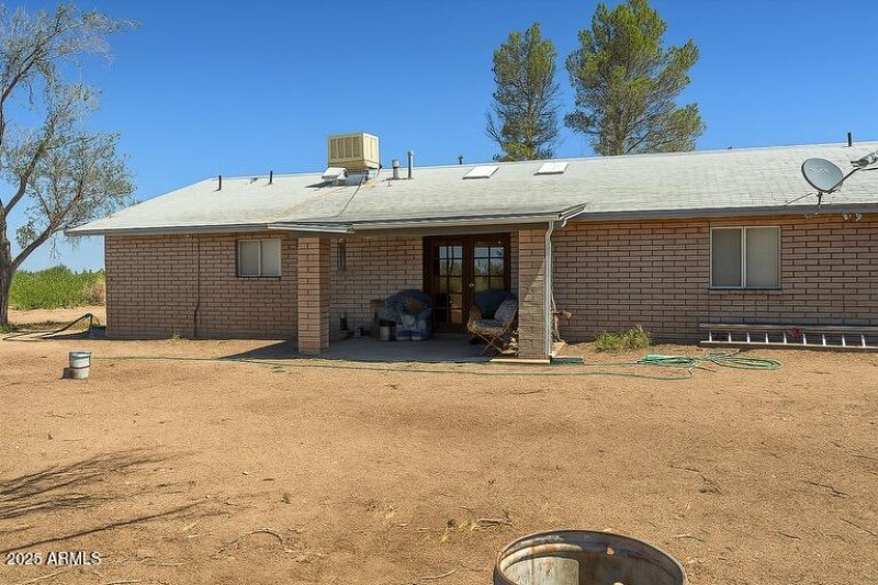 Outside back of house