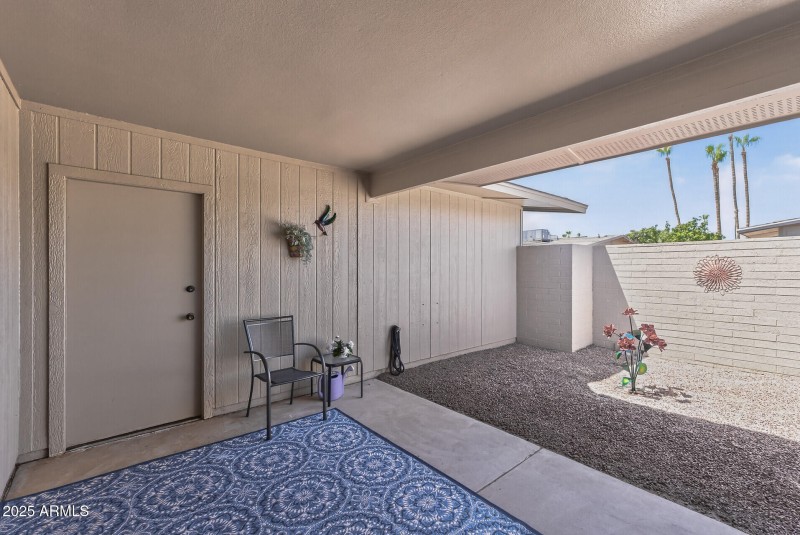 Back yard space