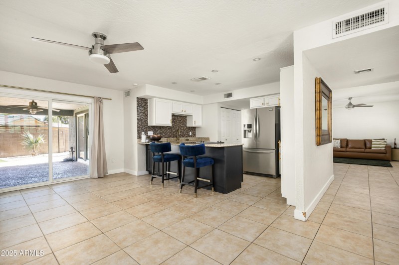Kitchen and Living Room