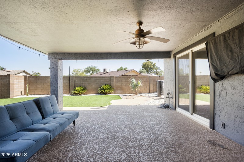 Large Back Covered Patio