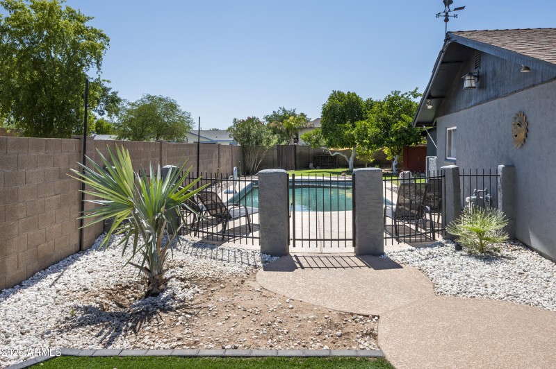 Fenced Diving Pool