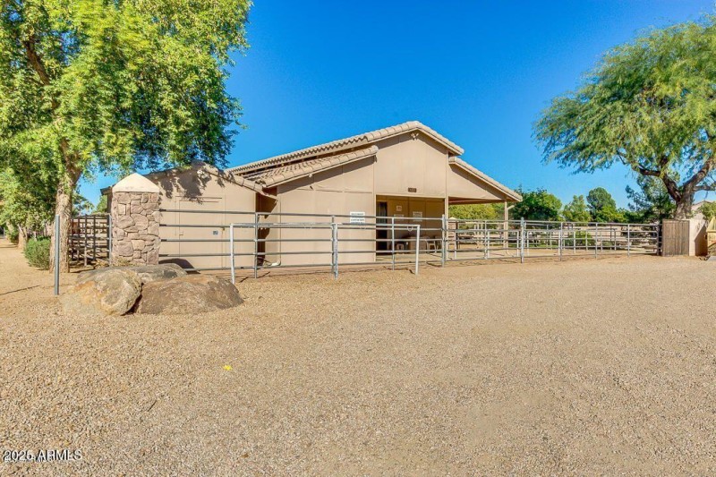 Stables front