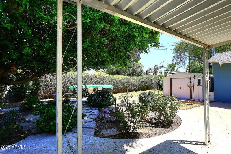 Covered Patio-View