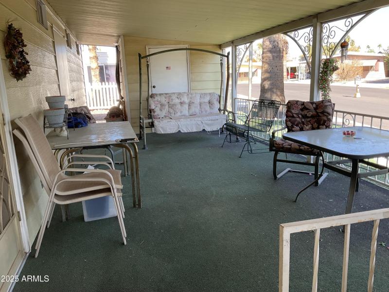 Back patio