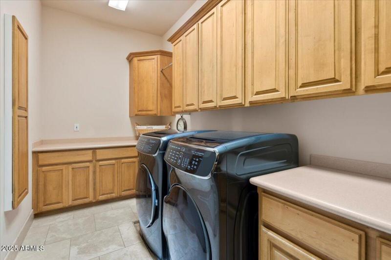 Laundry with Cabinets
