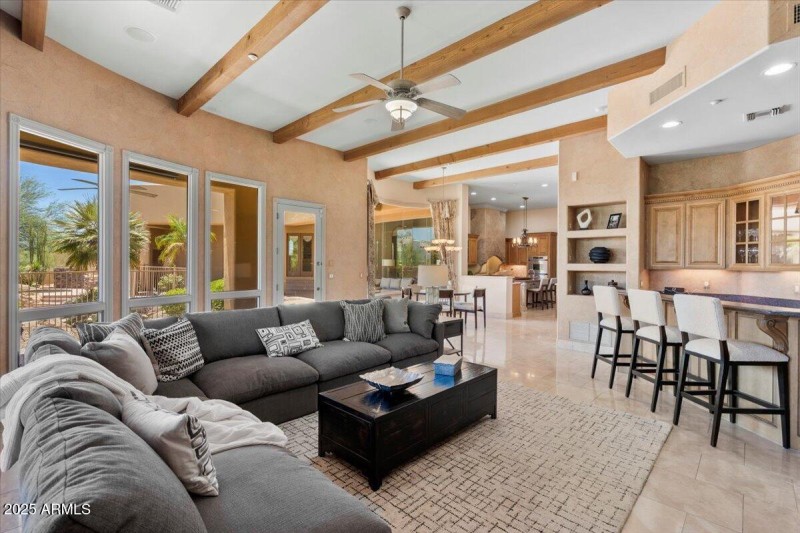 Family Room Open to Kitchen