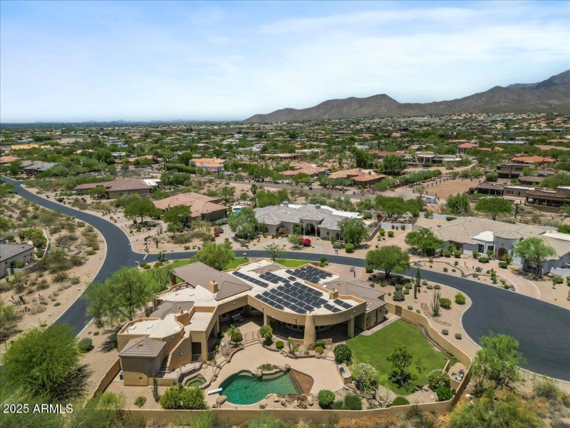 Ariel Photo of Bakcyard of Property