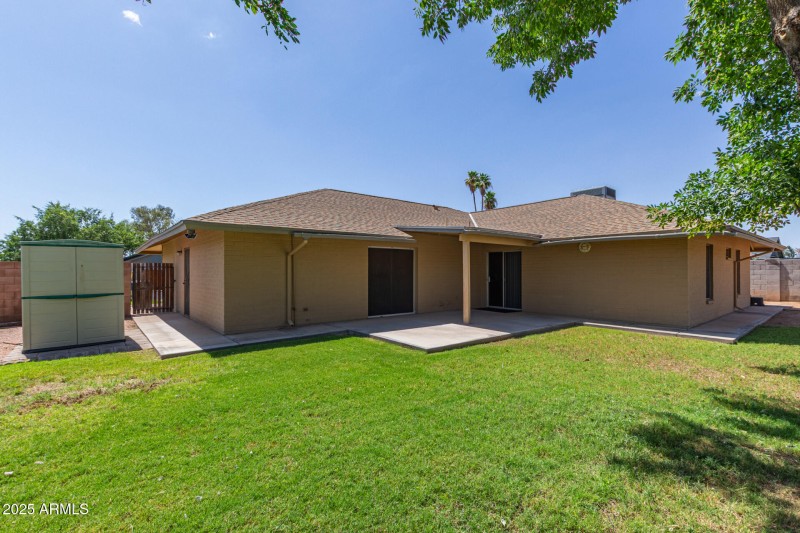 Side yard Concho