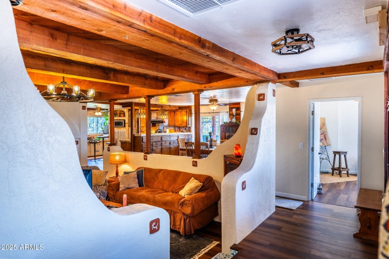 sunken living room
