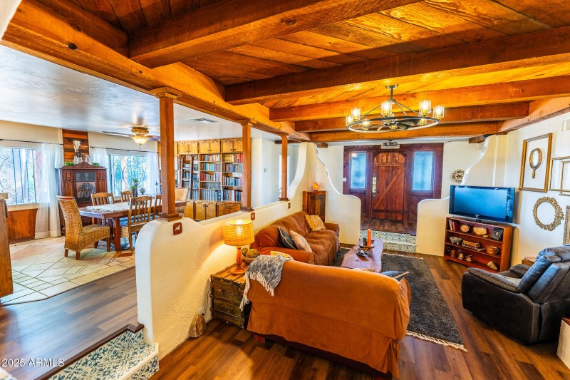 sunken living room