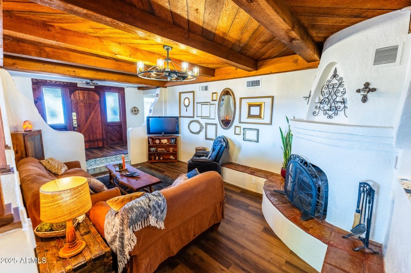 sunken living room