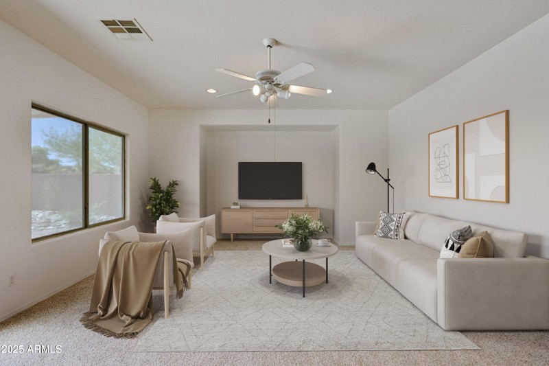 Family room view