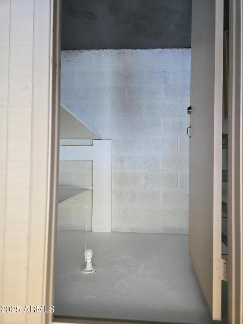 Storage from carport