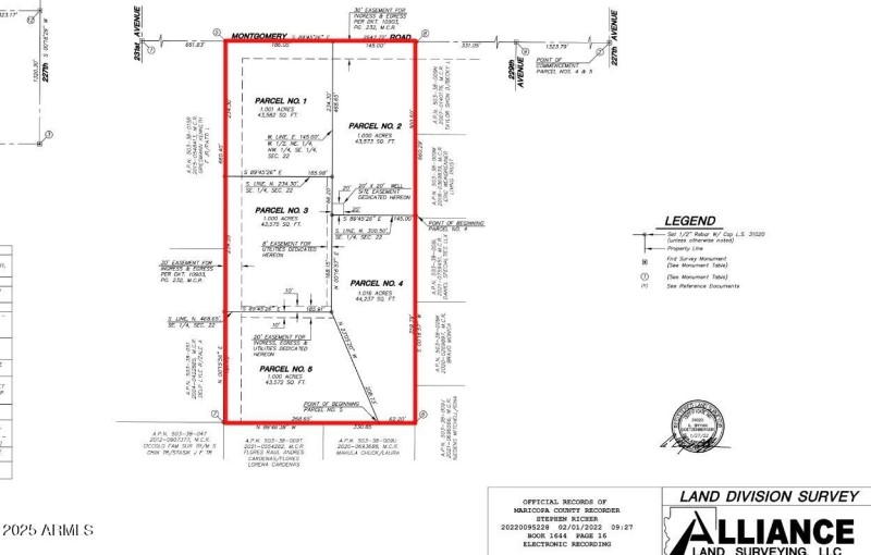 survey 230th and Montgomery