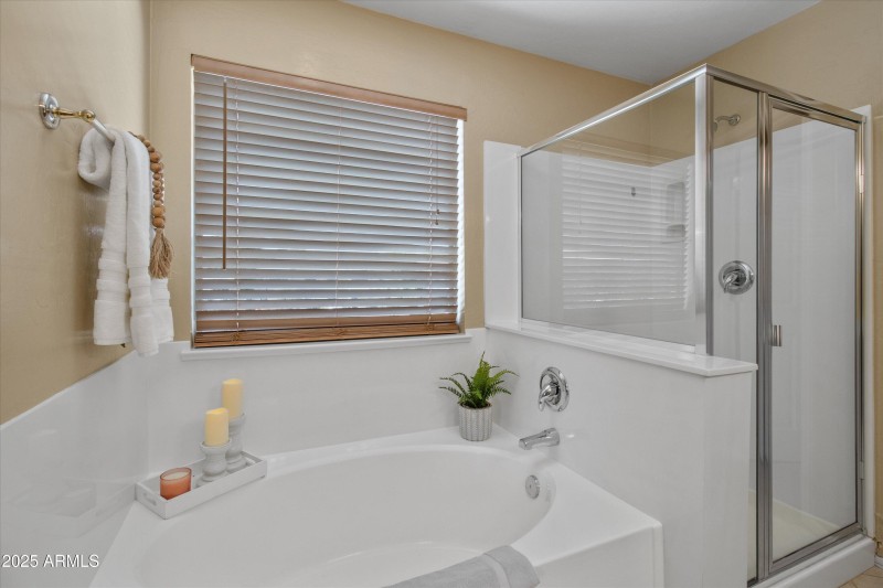 Separate Tub & Shower