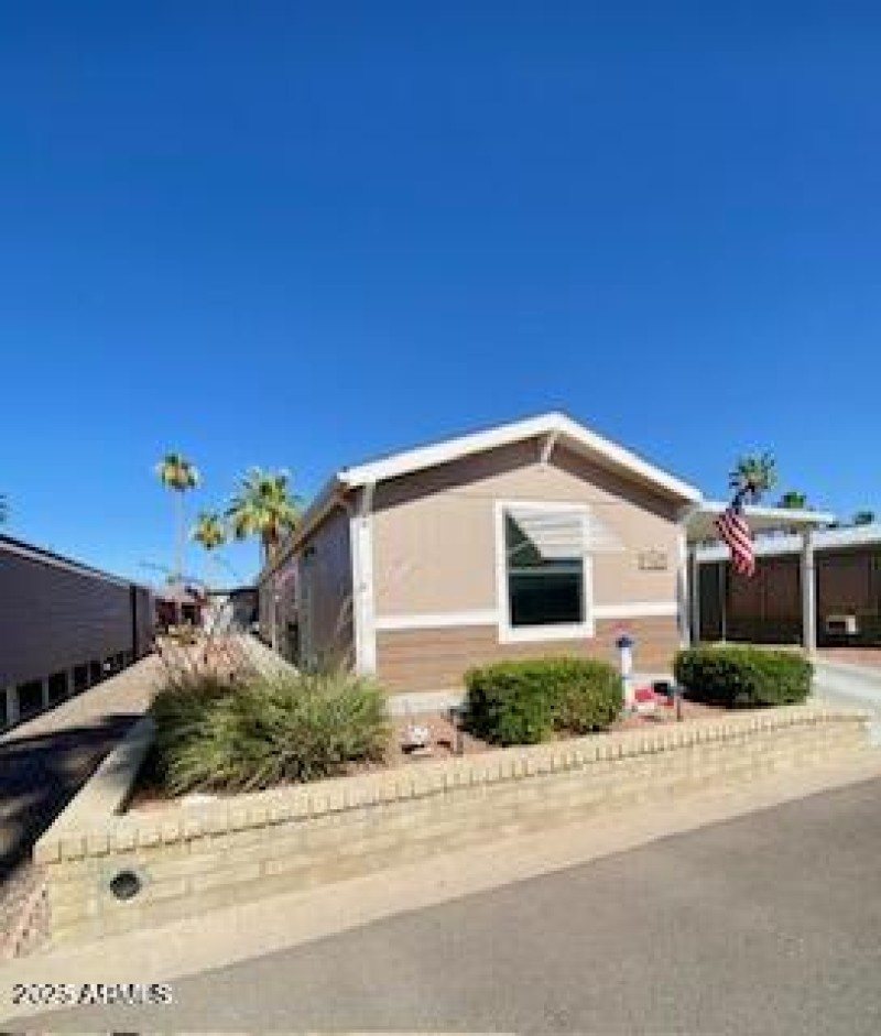 Front main entrance and side yard