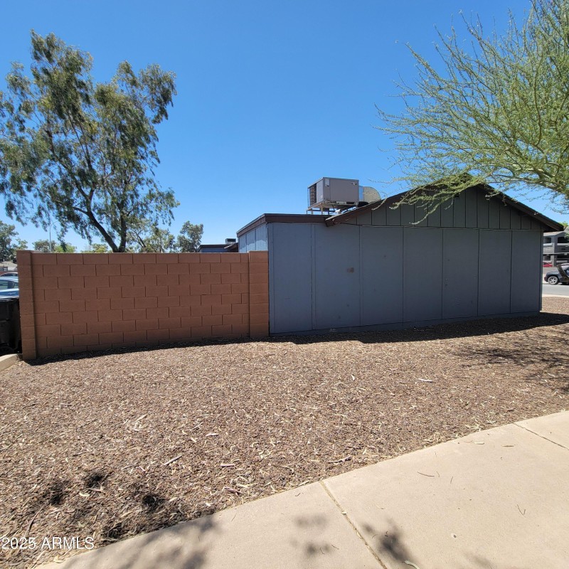 East side of townhome
