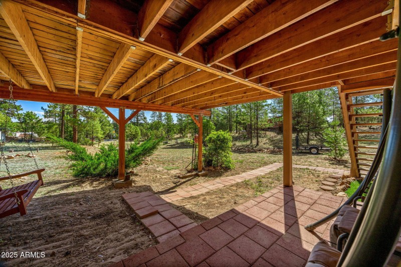 PATIO AREA UNDER BACK DECK