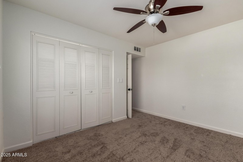 Guest Room with Closet Storage