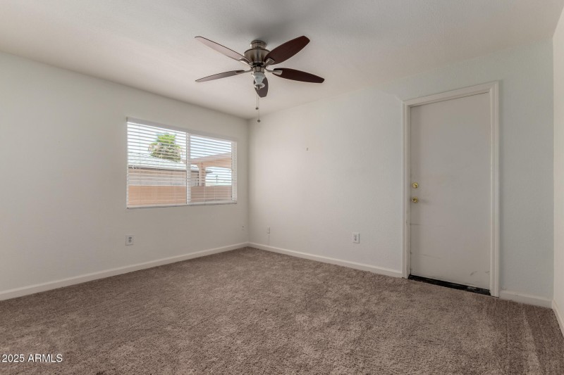 Bedroom with Backyard Access