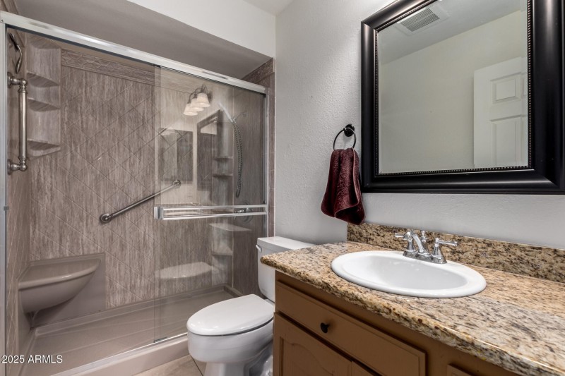 Updated Bathroom with Walk-In Shower