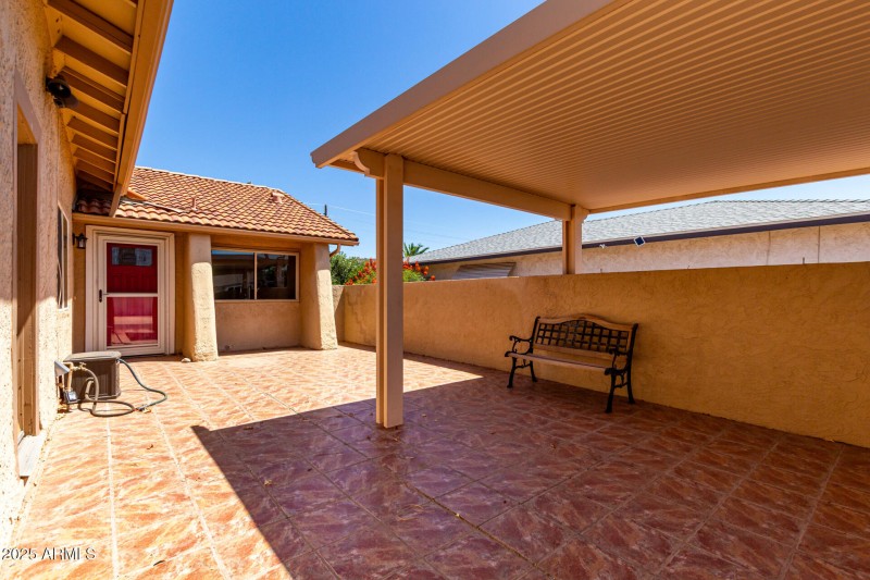 Front Courtyard with Seating Area
