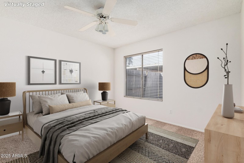 Primary Bedroom VIRTUALLY STAGED