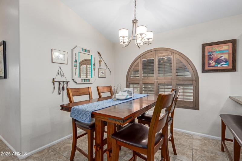 Dining area