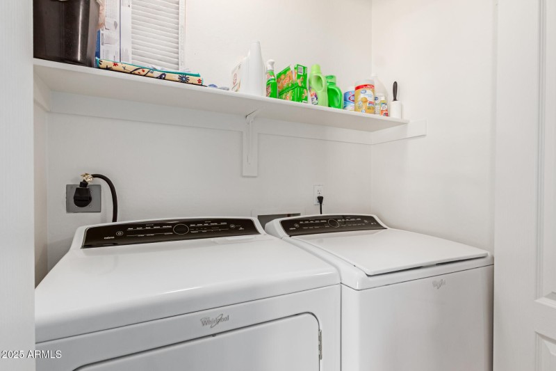 Inside laundry